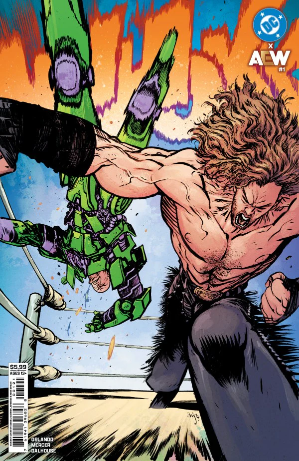 DC X AEW #1 (OF 2) CVR B DANIEL WARREN JOHNSON CARD STOCK VAR