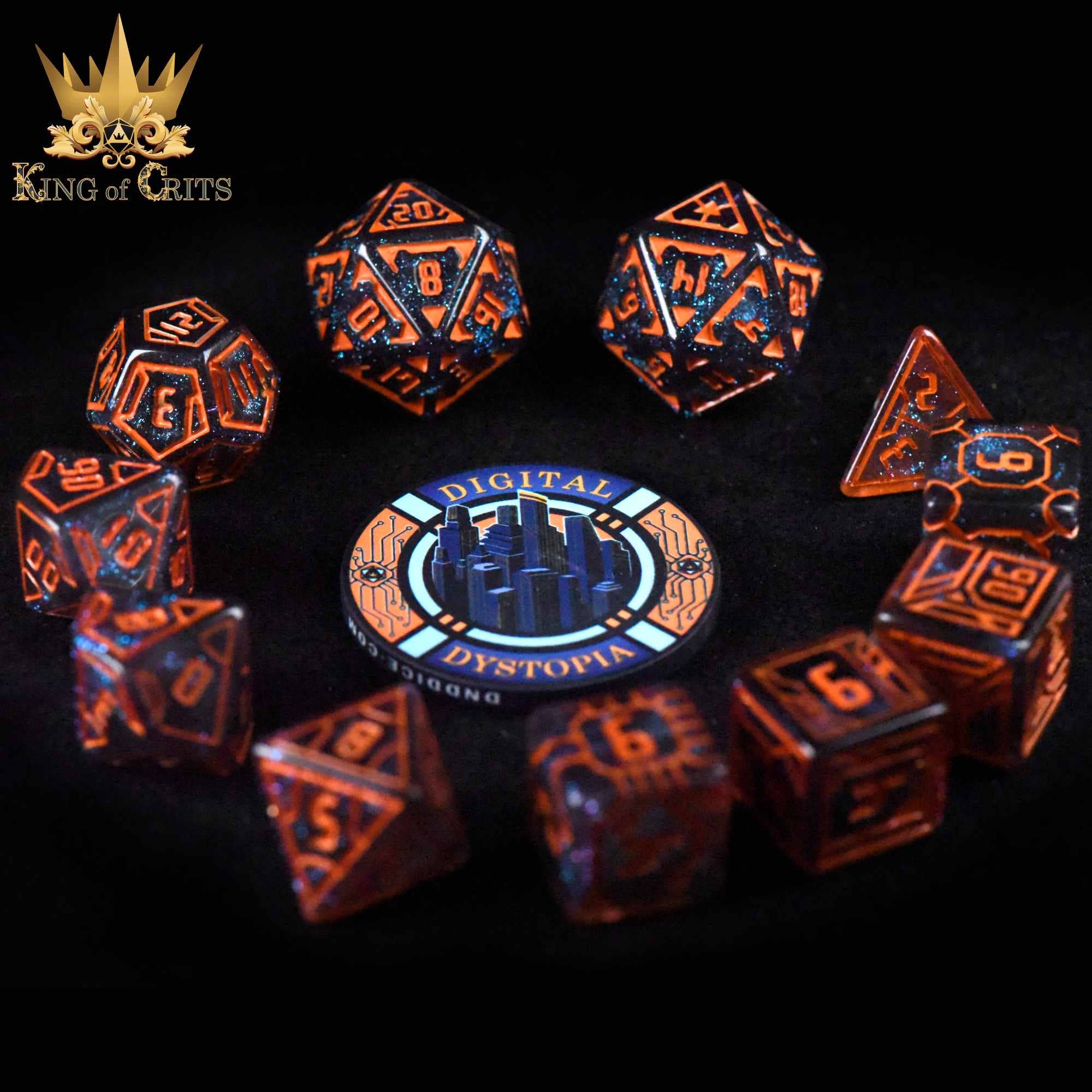 Digital Dystopia - 11 Dice Set - Image 3