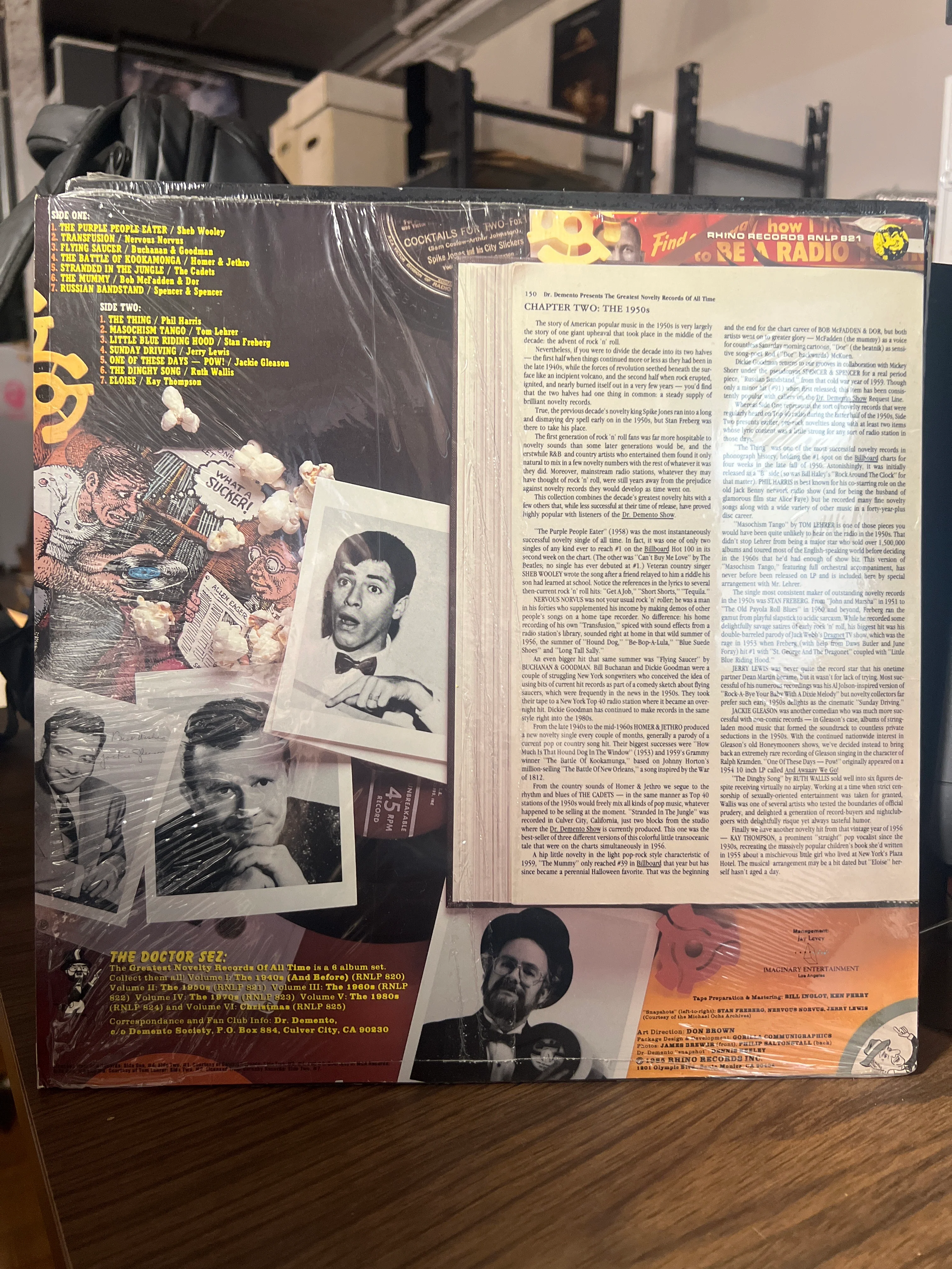 Dr. Demento Presents: The Greatest Novelty Records of All Time Volume II - The 1950's LP - Image 2