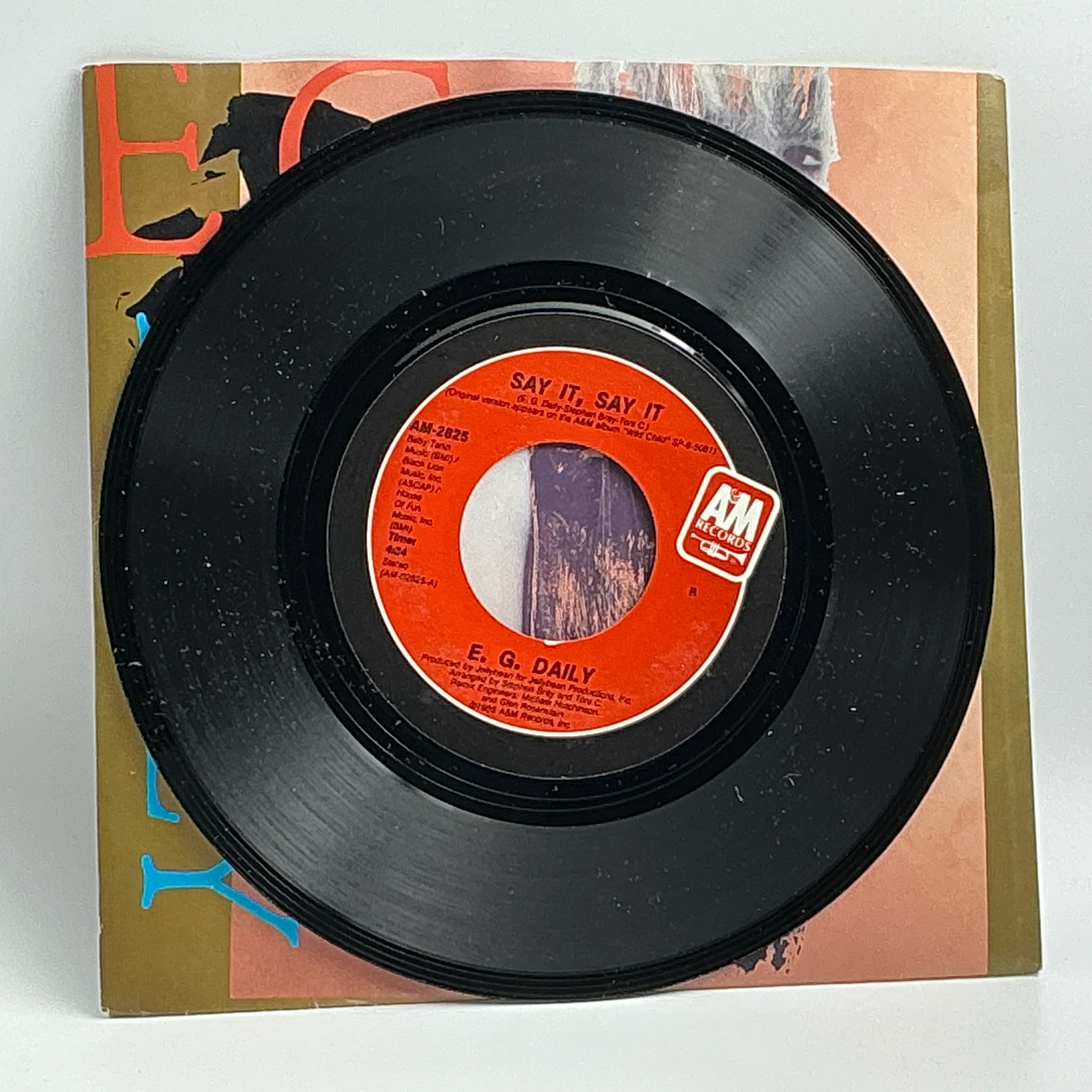 E.G. Daily : "Say It, Say It"  7" Single Vintage 45 RPM - Image 4