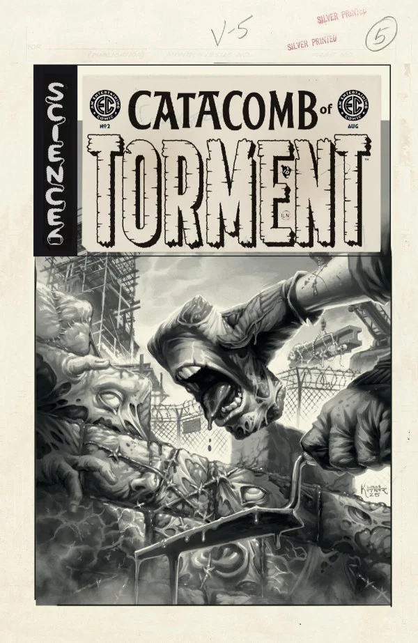 EC CATACOMB OF TORMENT #2 CVR D INC 1:20 LUKAS KETNER B&W ARTIST EDITION VAR
