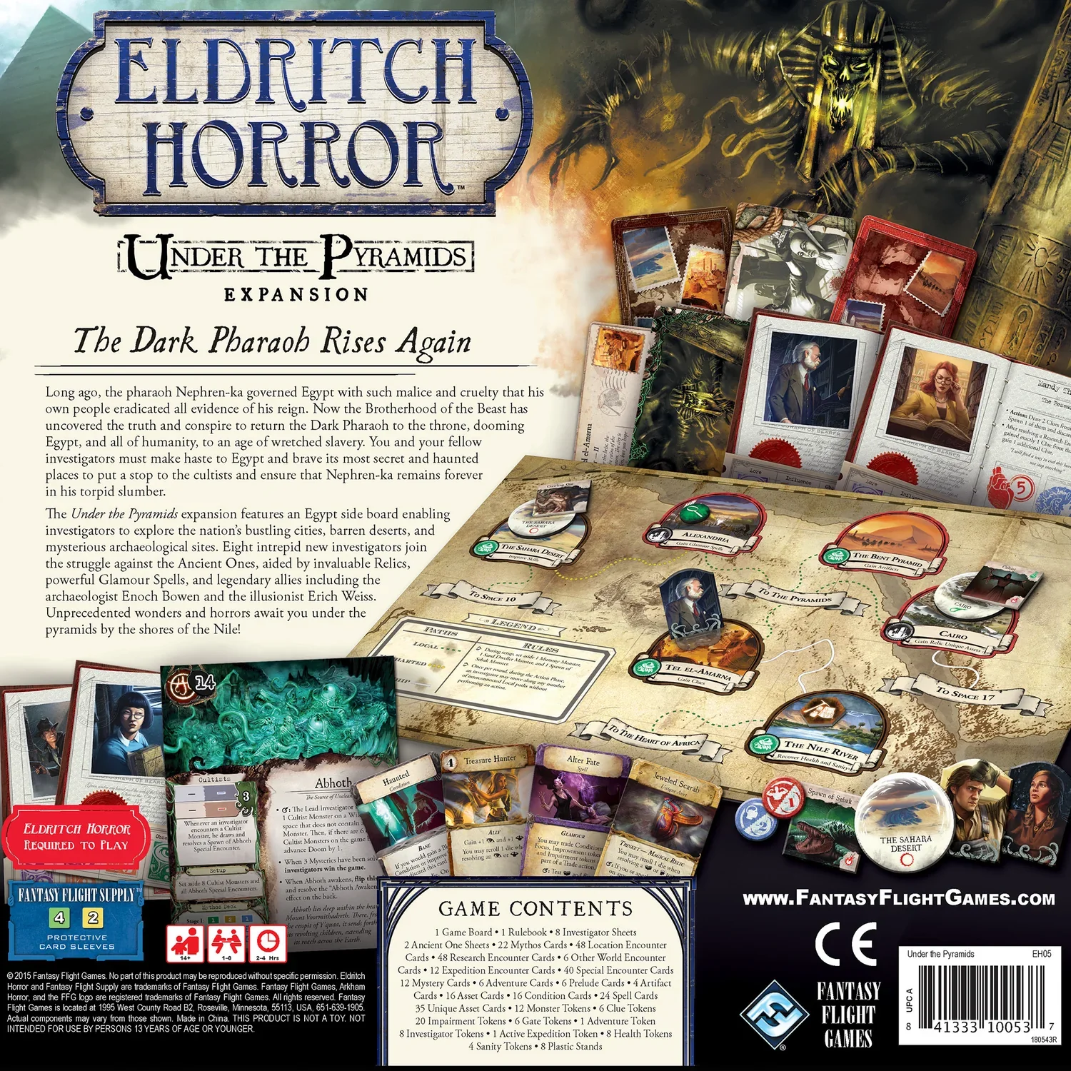 Eldritch Horror: Under the Pyramids (Board Game Expansion) - Image 2