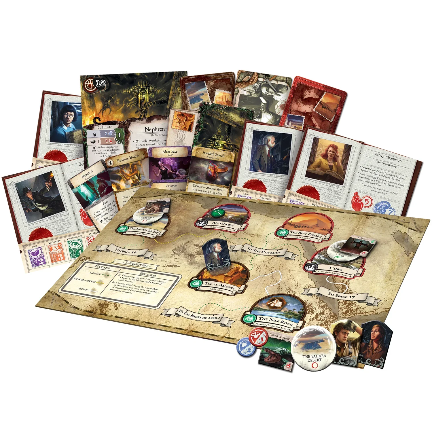 Eldritch Horror: Under the Pyramids (Board Game Expansion) - Image 3