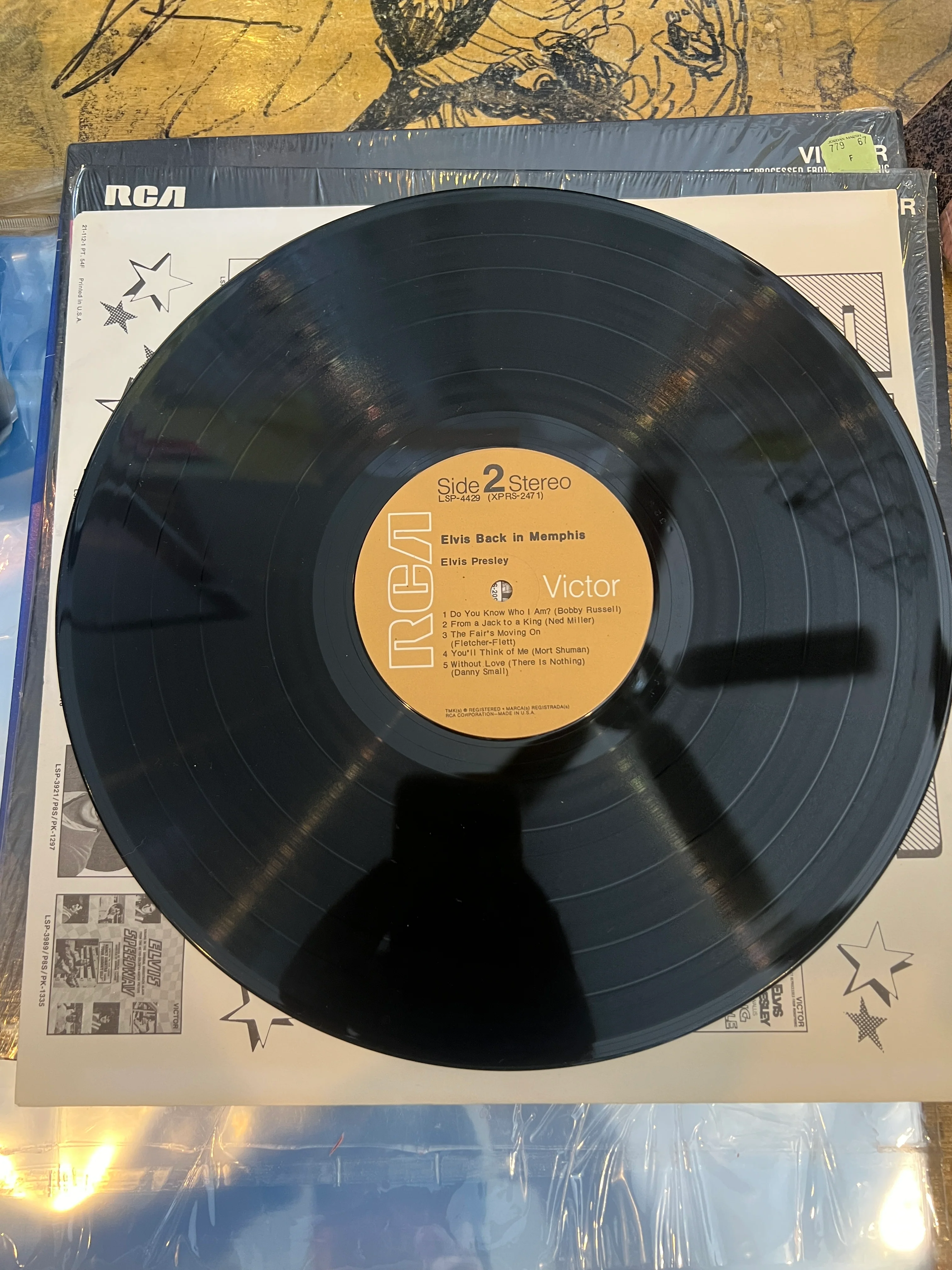 Elvis : Back in Memphis LSP-4429 LP EX/NM - Image 3