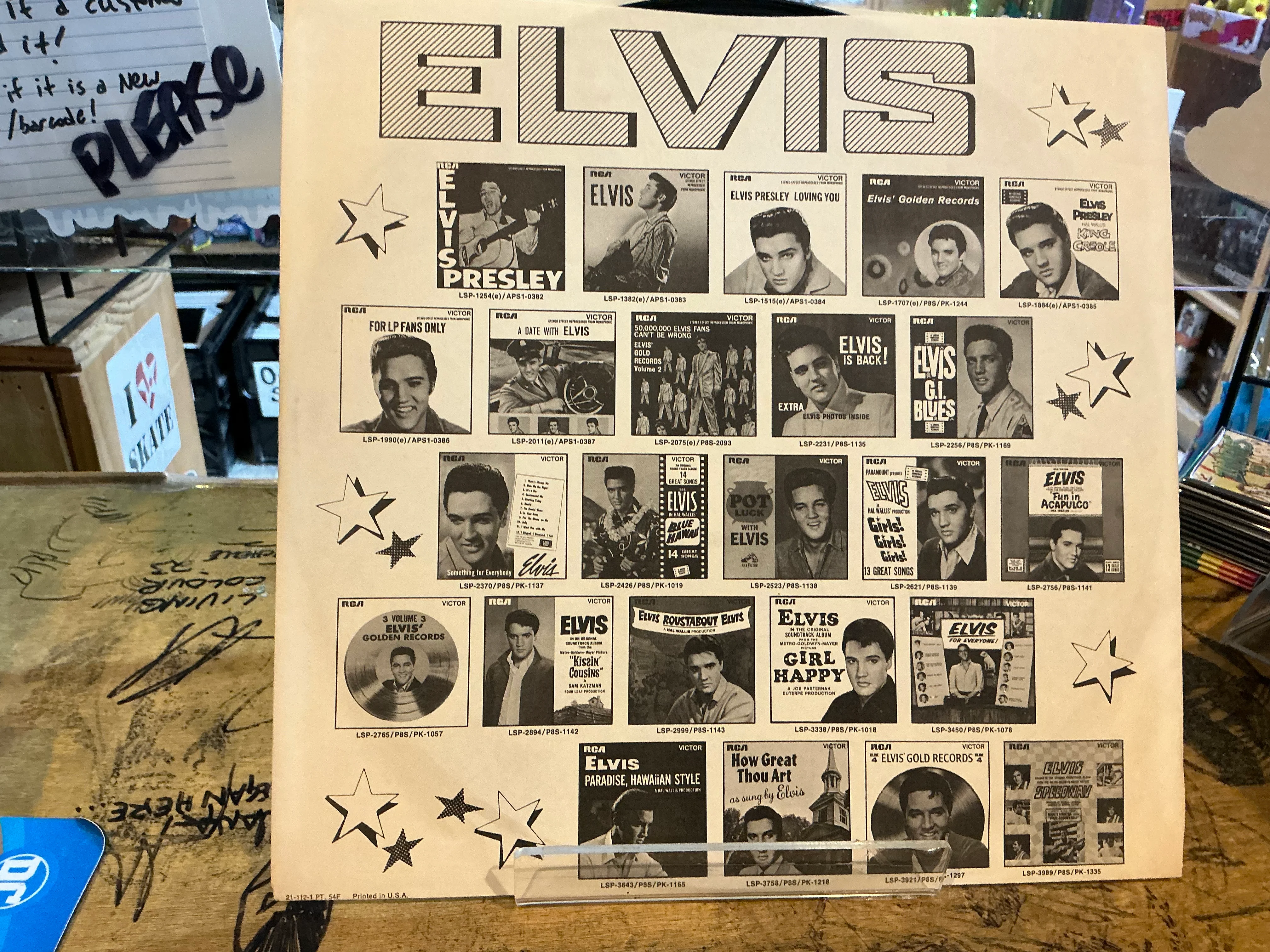 Elvis : From Elvis Presley Boulevard, Memphis Tennessee LP APL1-1506 EX/EX Record - Image 3