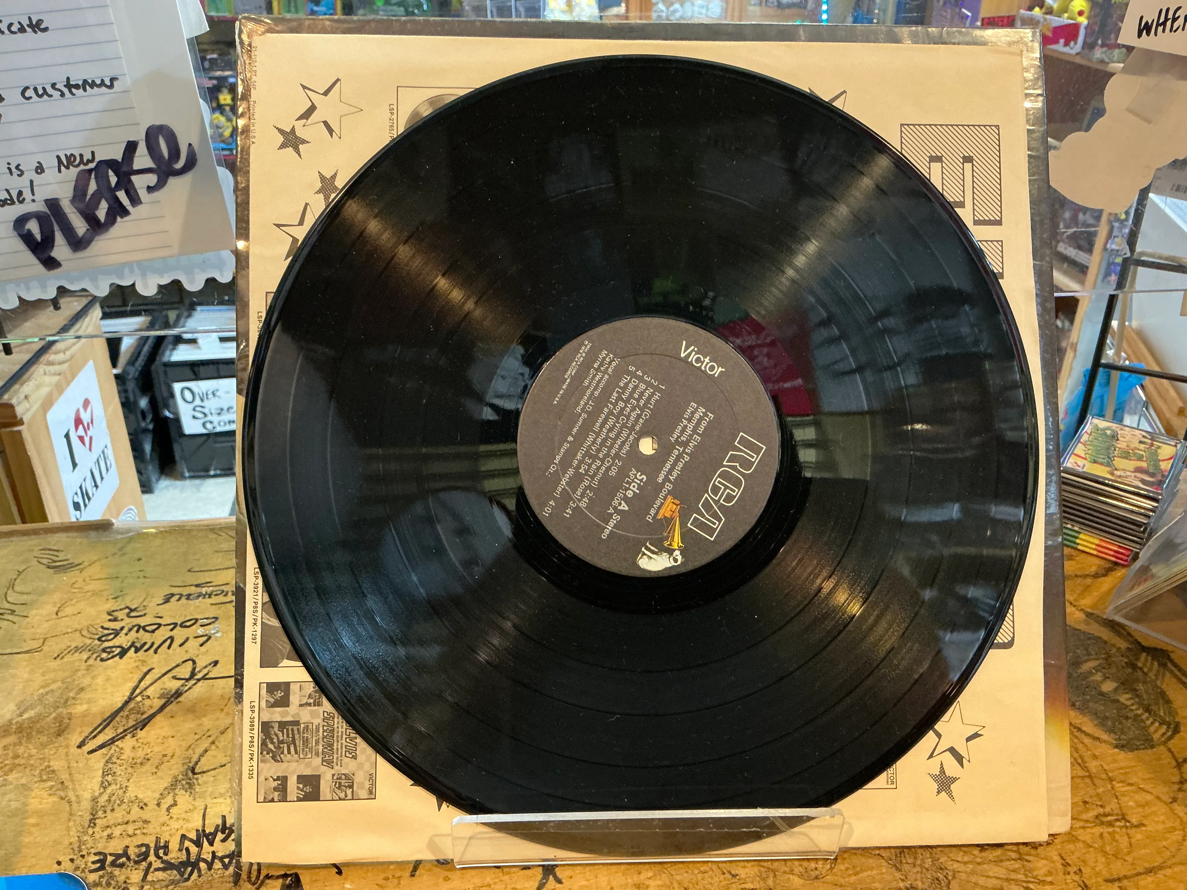Elvis : From Elvis Presley Boulevard, Memphis Tennessee LP APL1-1506 EX/EX Record - Image 4