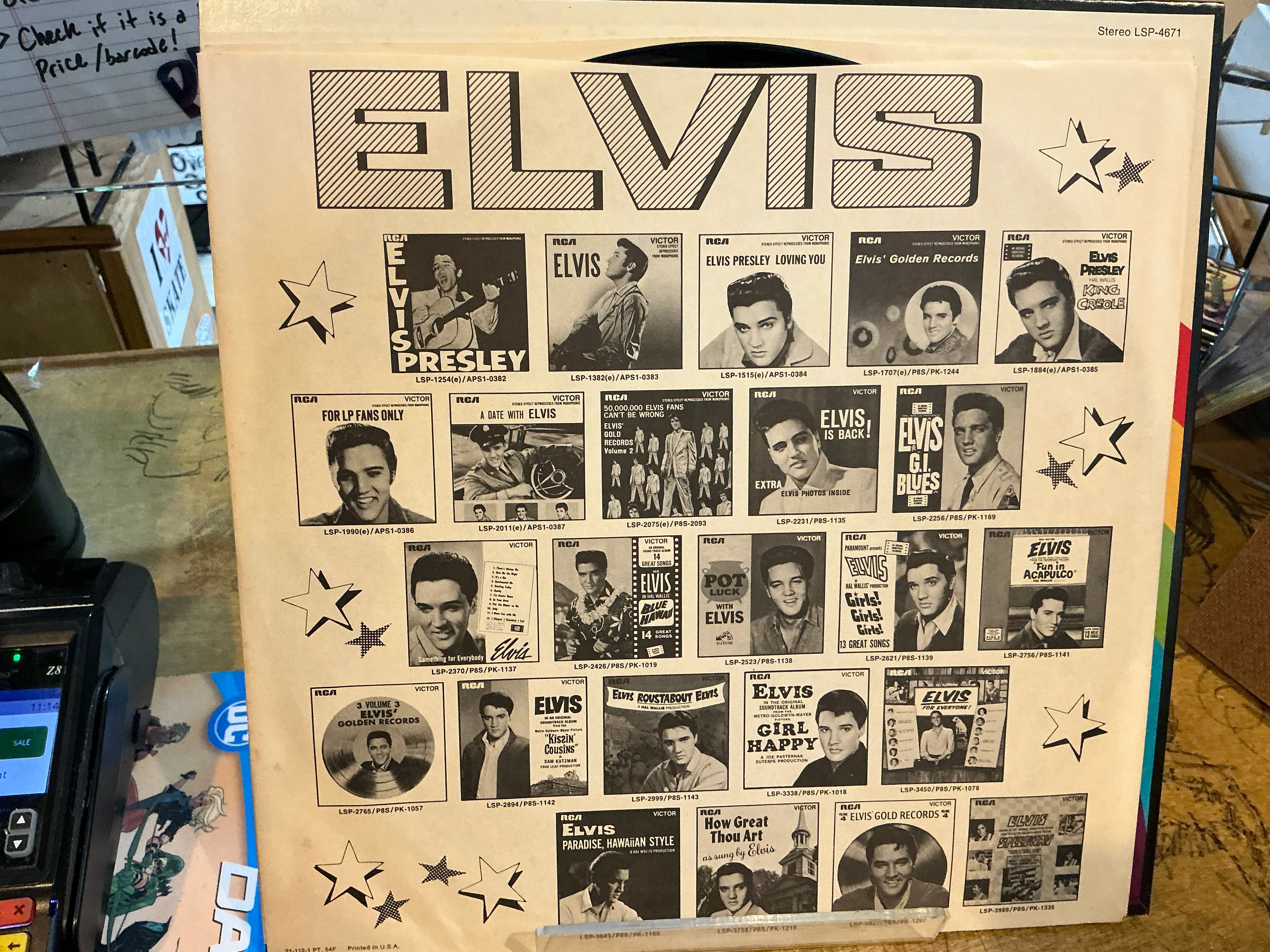 Elvis : NOW LP Victor Records LSP-4671 Record - Image 3