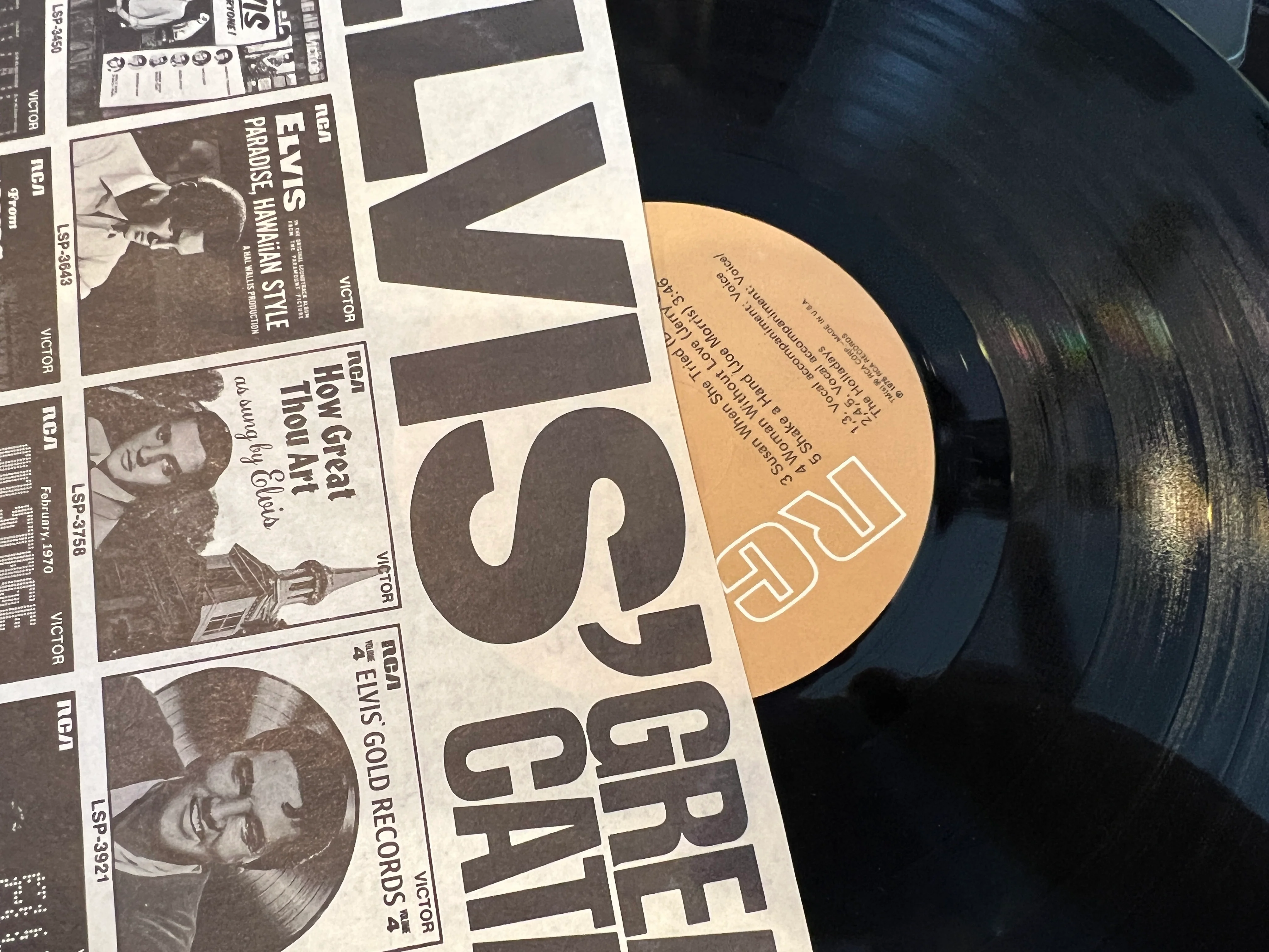 Elvis : Today LP MT/MT Hype Stickers Intact Record - Image 2