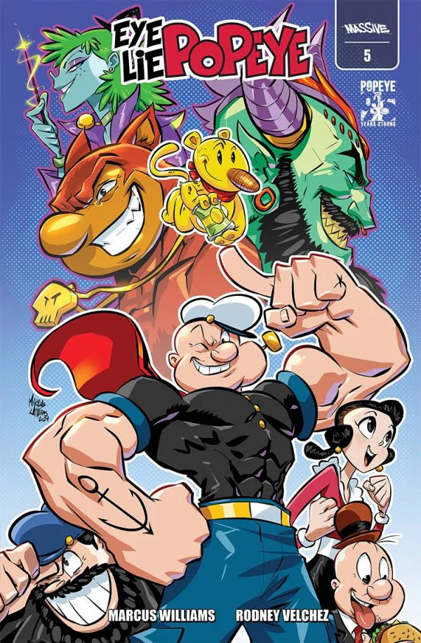 EYE LIE POPEYE #5 (OF 5) CVR B MARCUS WILLIAMS VAR