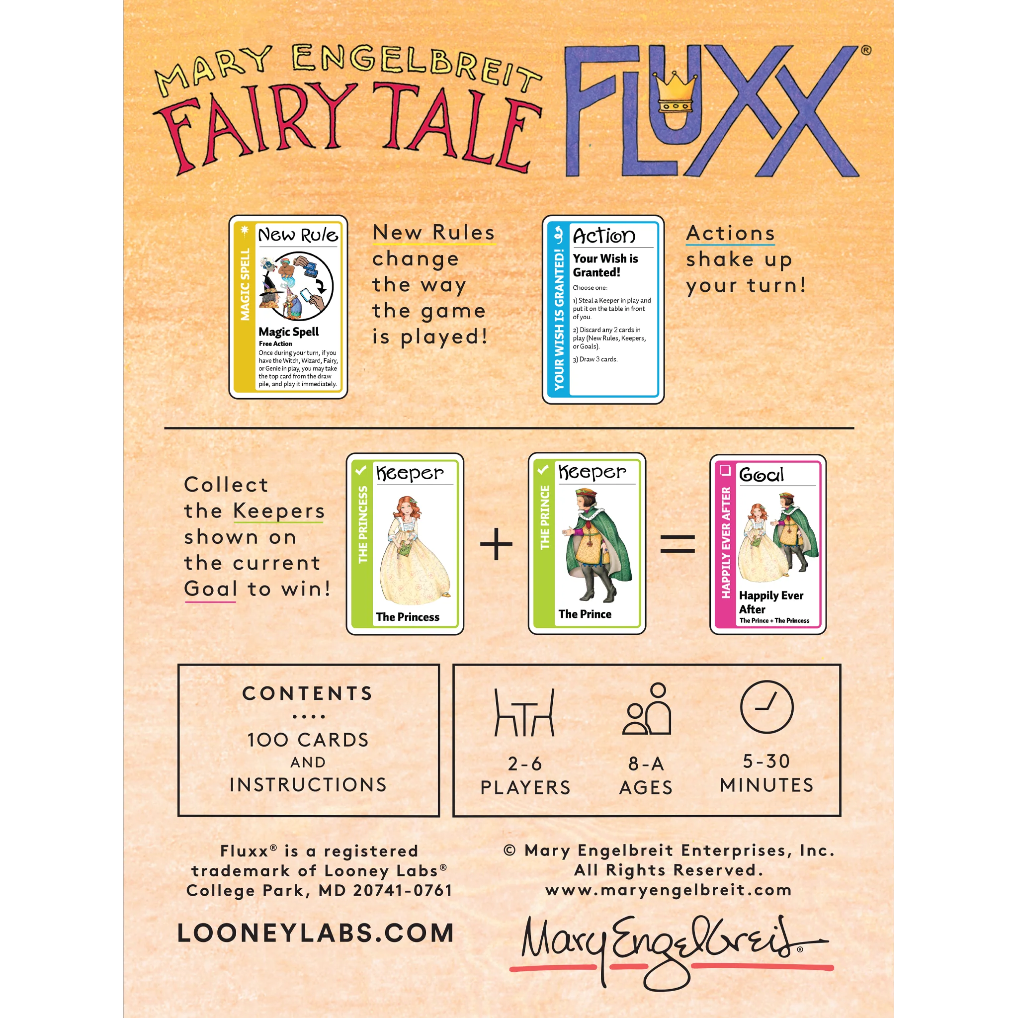 Mary Engelbreit Fairy Tale Fluxx Card Game - Image 3