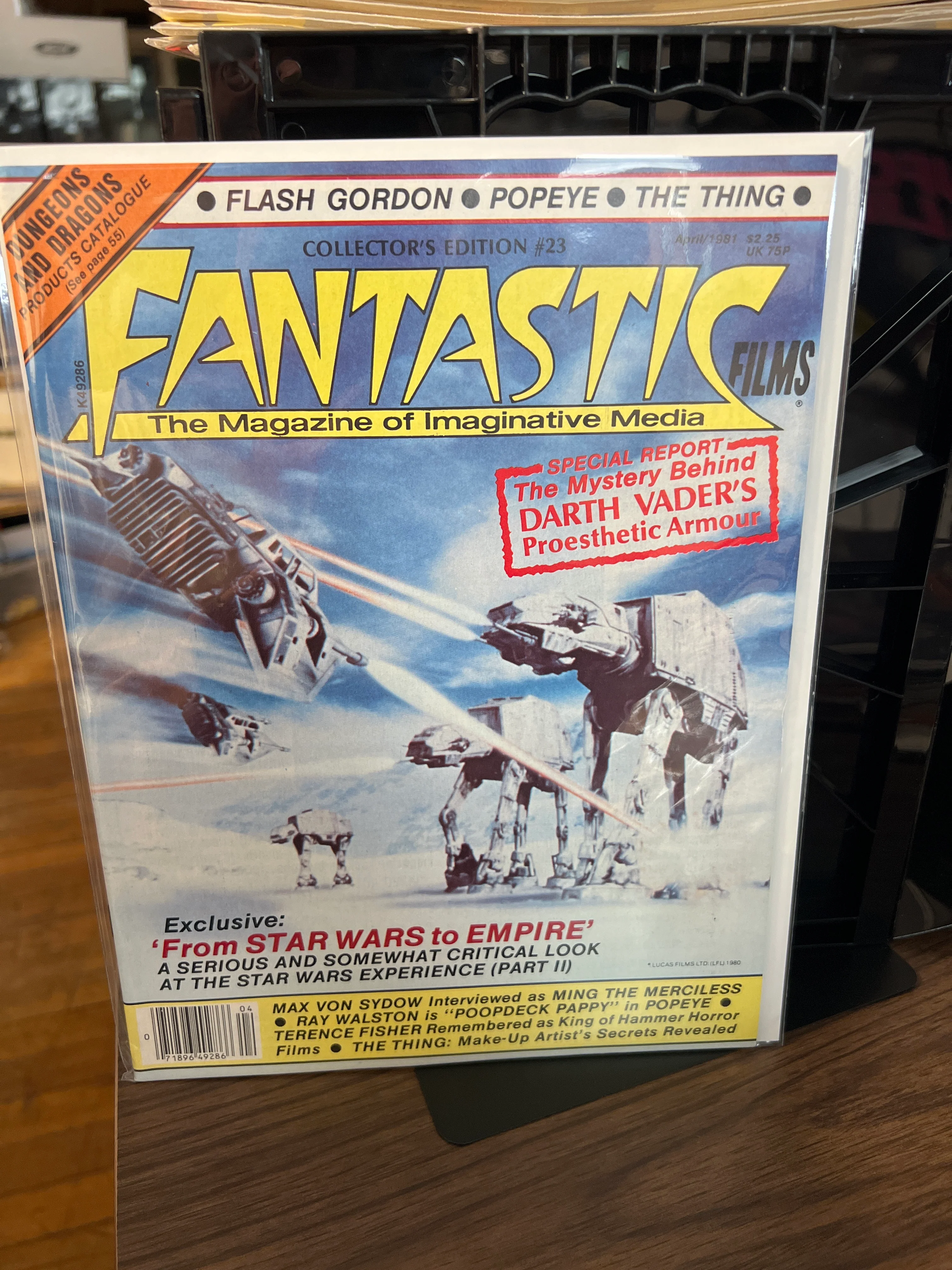 Fantastic Films #23 (1981 August) Empire Strikes Back / D&D Product Catalogue