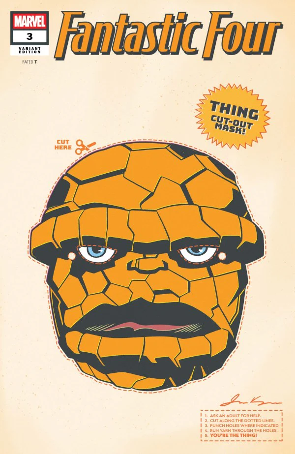 FANTASTIC FOUR #3 (2025) RETRO HALLOWEEN MASK VARIANT [DOOM]
