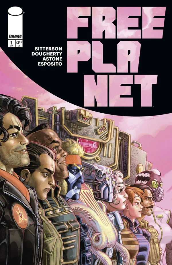 FREE PLANET #1 CVR D INC 1:25 JED DOUGHERTY ***FOIL VAR
