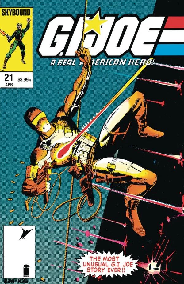 GI JOE A REAL AMERICAN HERO: SILENT MISSIONS EDITION #21 CVR D INC 1:25 ED HANNIGAN & KLAUS JANSON ***FOIL VAR