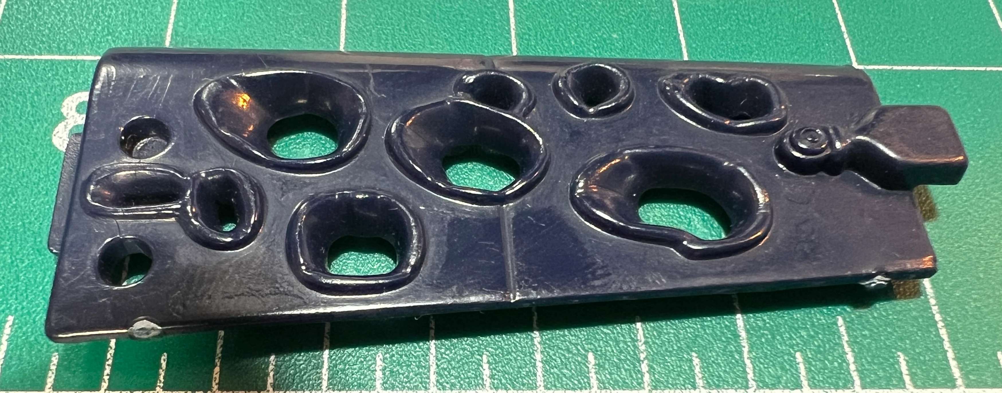 Gi Joe: Cobra Rattler (1984 ARAH) Engine Cover (Battle Damaged)