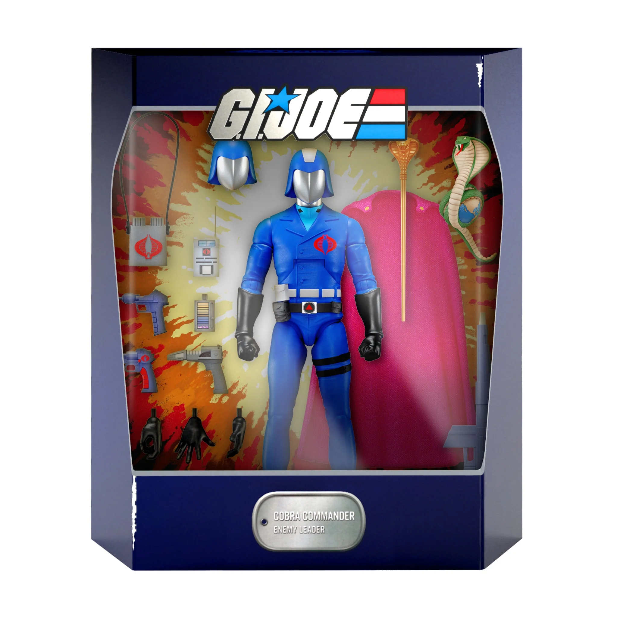 Gi Joe Super 7 ULTIMATES! Cobra Commander Wave 1 MISB - Image 2