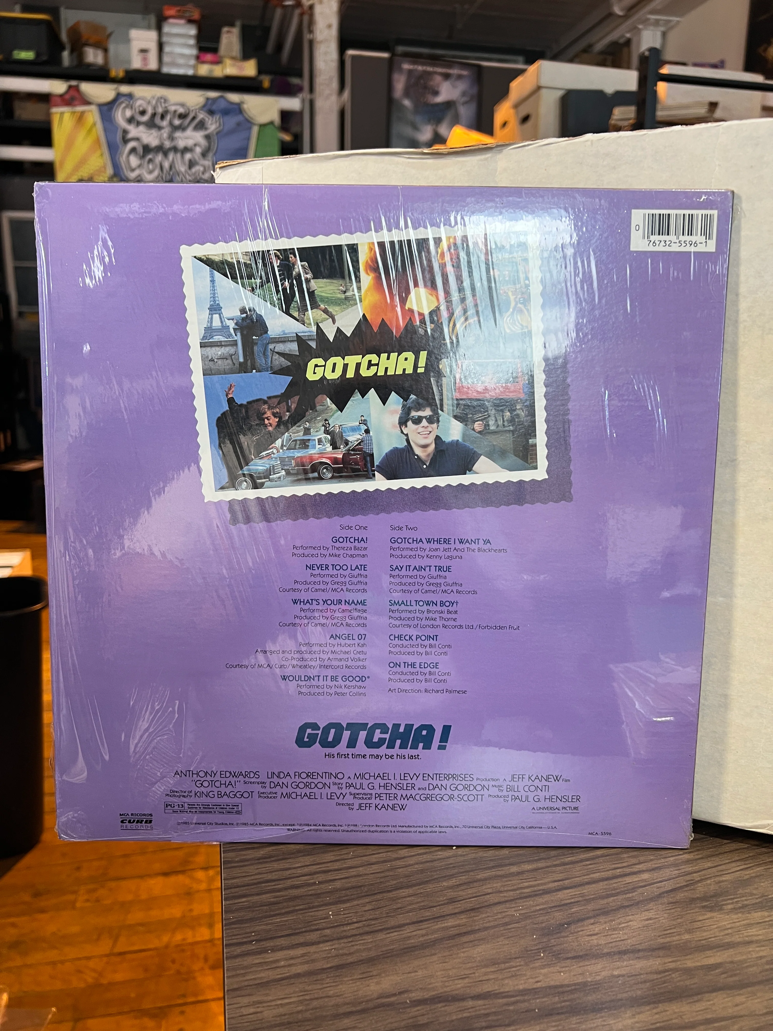 Gotcha! : Sealed OST Soundtrack LP MCA-5596 NM/NM - Image 2