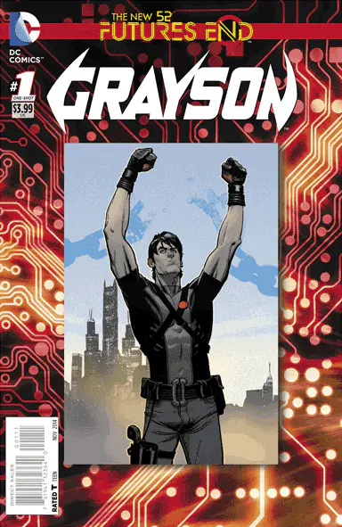 Grayson : Future's End #1 (Lenticular Cover, 2014)