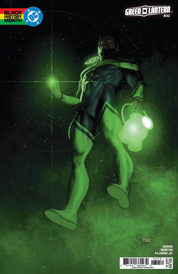 GREEN LANTERN #32 (2026) CVR E TAURIN CLARKE BLACK HISTORY MONTH CARD STOCK VAR