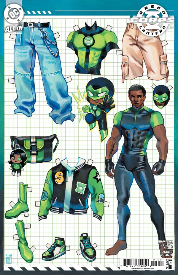 GREEN LANTERN CORPS #10 CVR B RIAN GONZALES CARD STOCK VAR