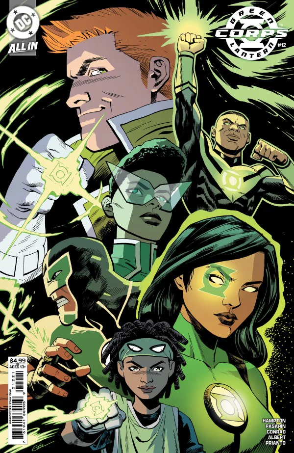GREEN LANTERN CORPS #12 CVR D ETHAN YOUNG CARD STOCK VAR
