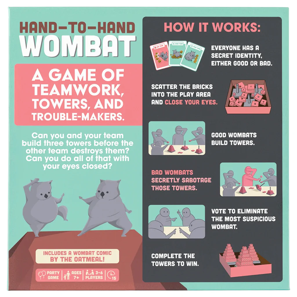 Hand-To-Hand Wombat (Board Game) - Image 2