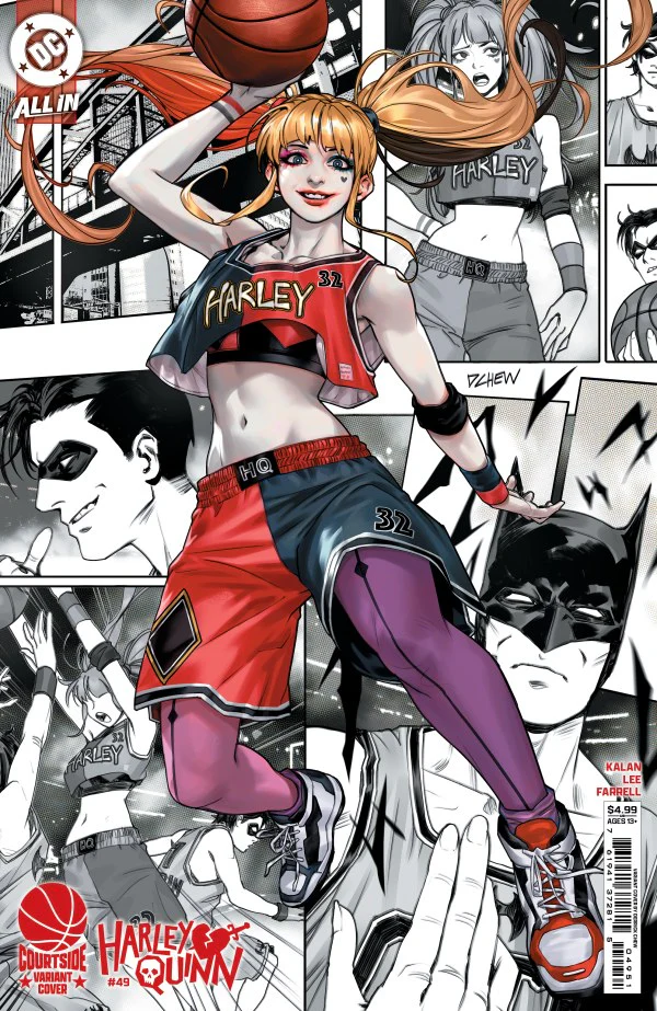 HARLEY QUINN #49 (2025) CVR D DERRICK CHEW COURTSIDE CARD STOCK VAR