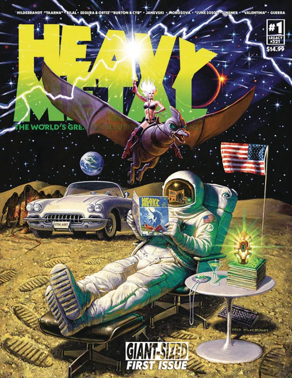 HEAVY METAL MAGAZINE #1 CVR A GREG HILDEBRANDT (MR)