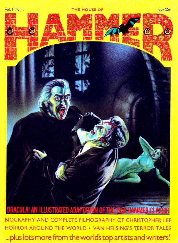 House of Hammer Magazine #1 (UK 1976 "Top Sellers" Publishing)
