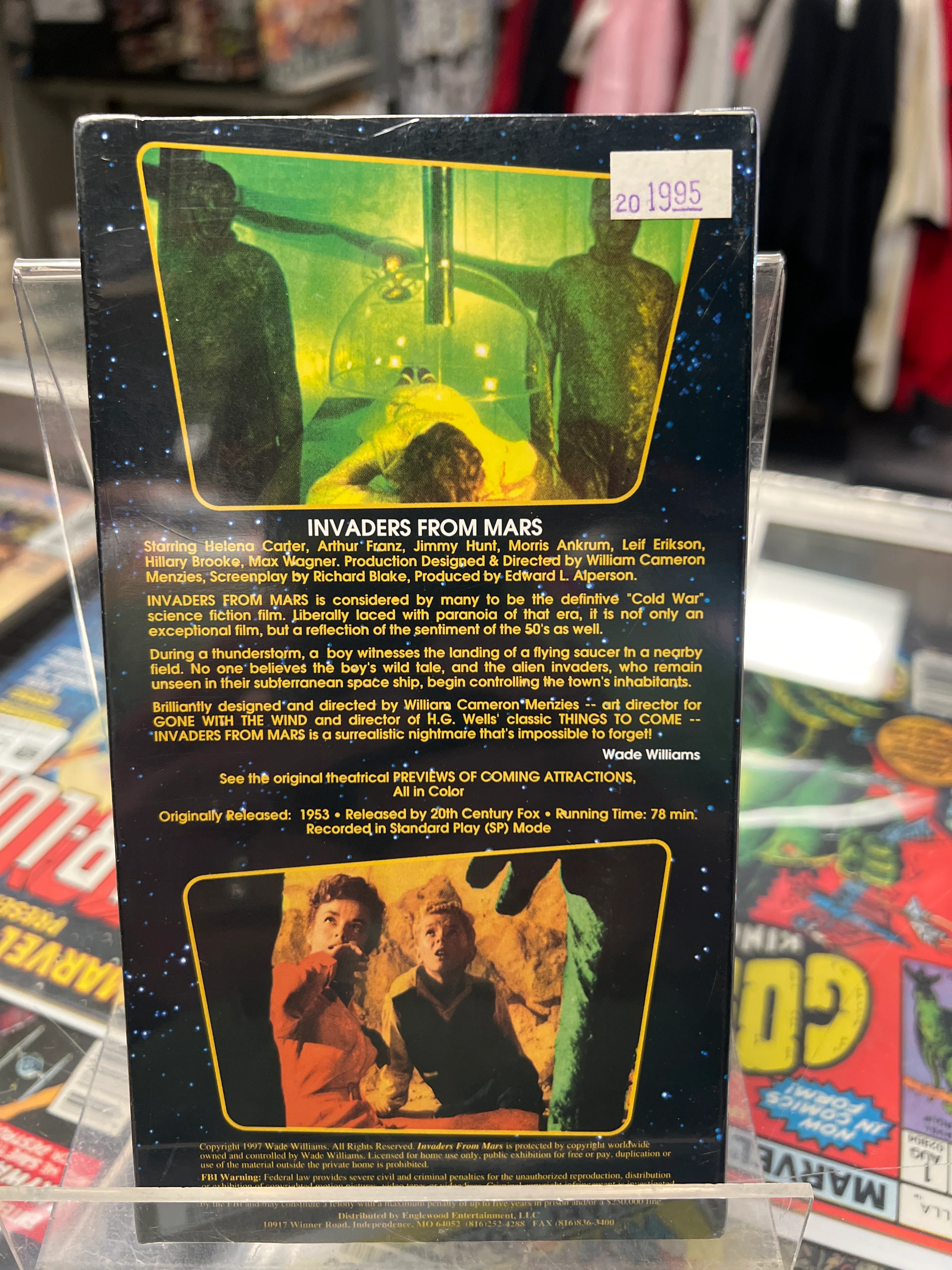 Invaders From Mars 1953 Science Fiction Gold VHS - Image 2