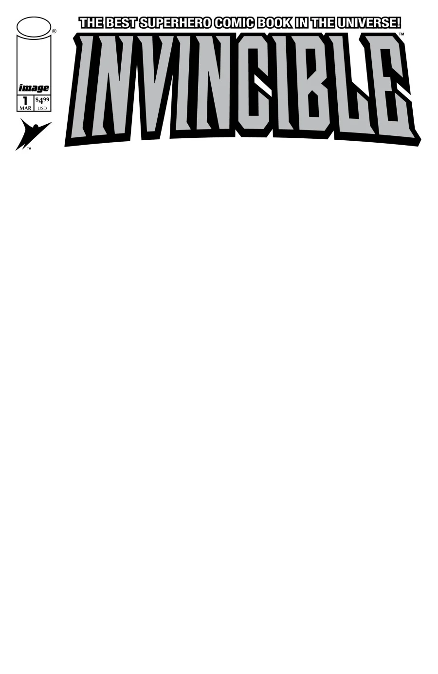 INVINCIBLE FOIL EDITION #1 REPRINT CVR D BLANK SKETCH VAR