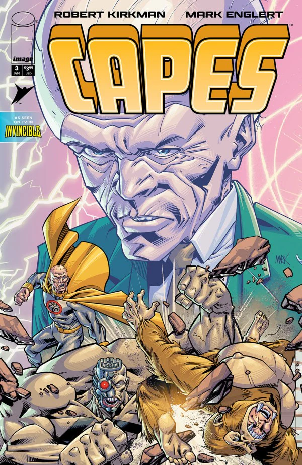 INVINCIBLE UNIVERSE CAPES #3 CVR B MARK ENGLERT VAR