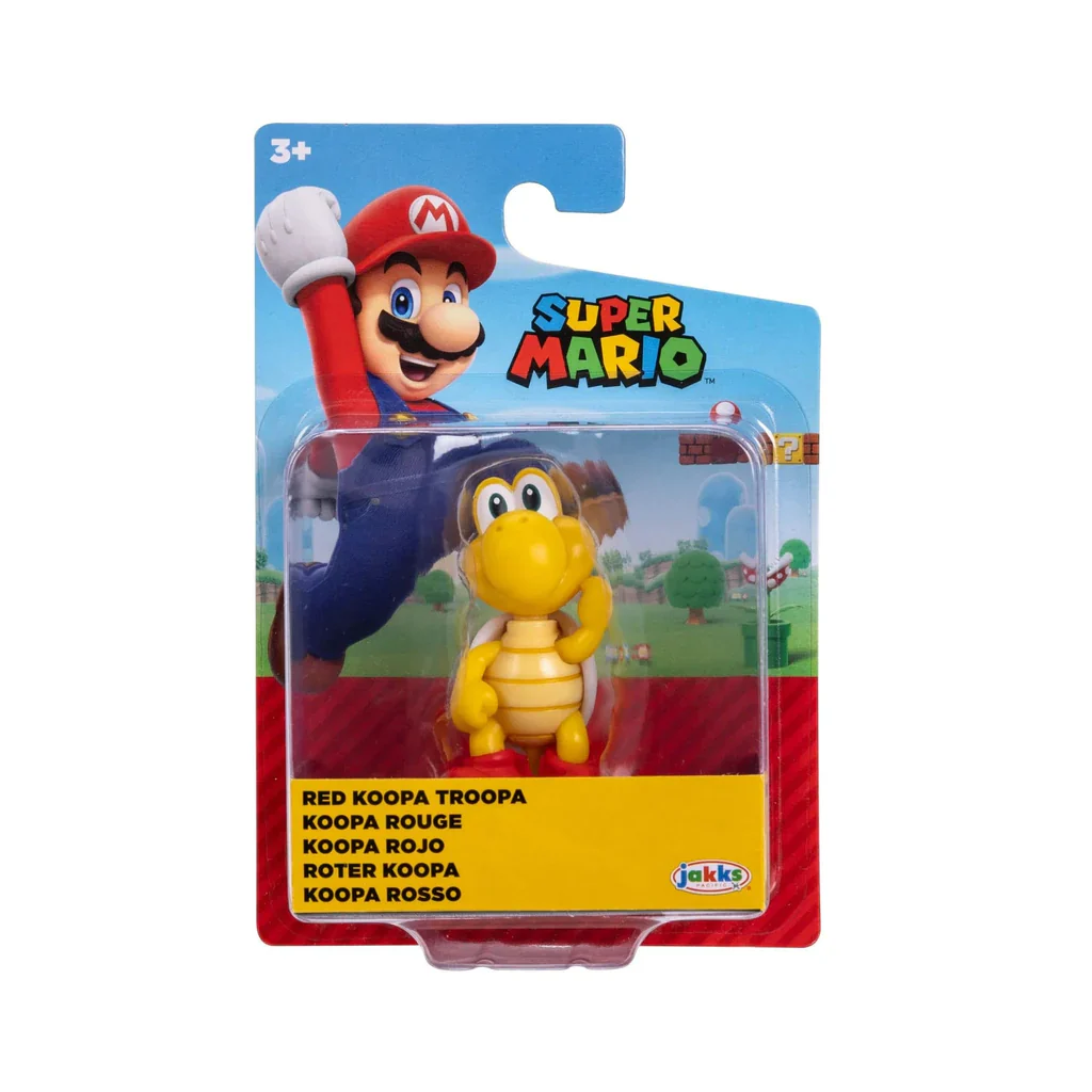 Jakks Pacific Super Mario Red Koopa Troopa 2.5 inch Figure