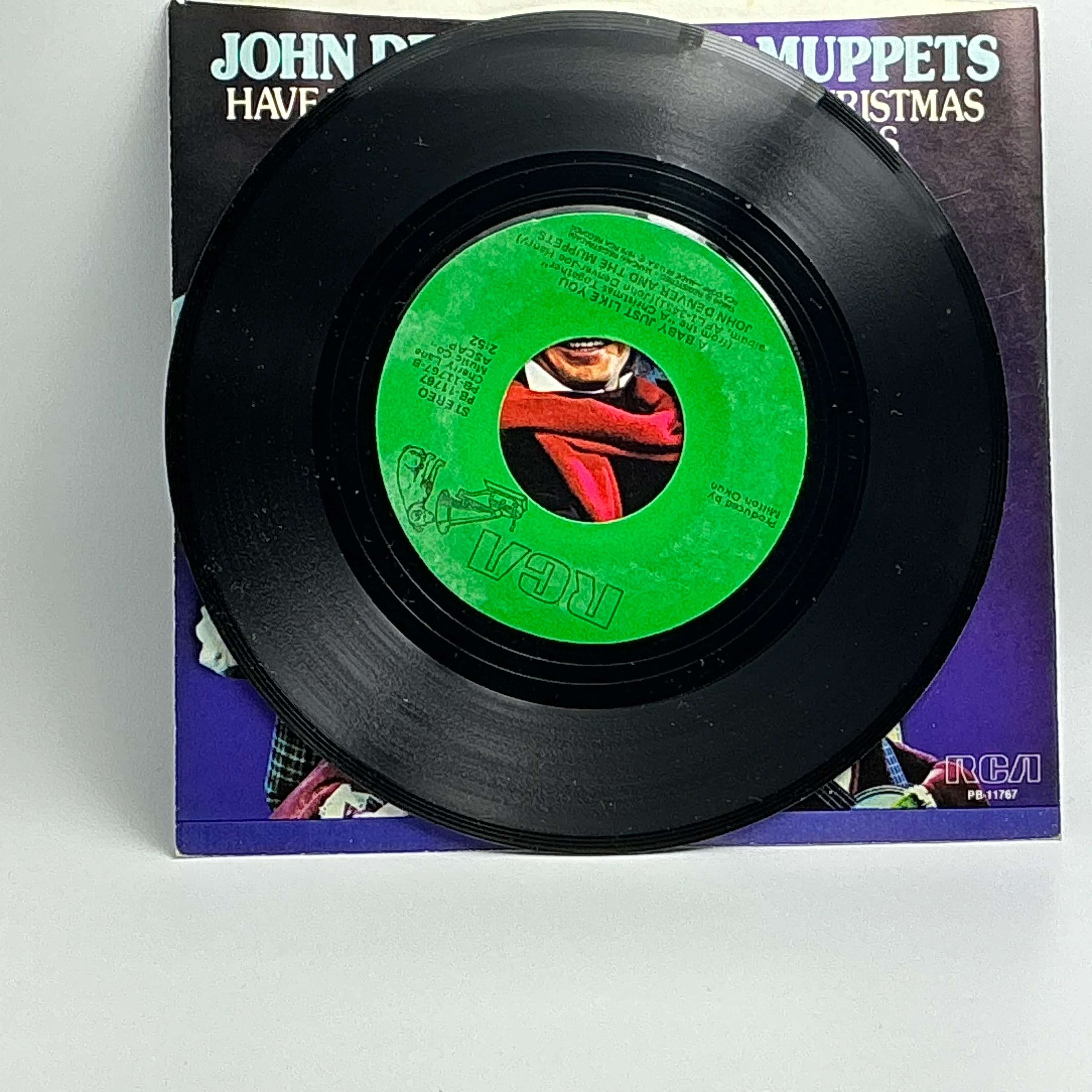 John Denver & The Muppets : "Have Yourself A Merry Little Christmas"  7" Single Vintage 45 RPM - Image 3