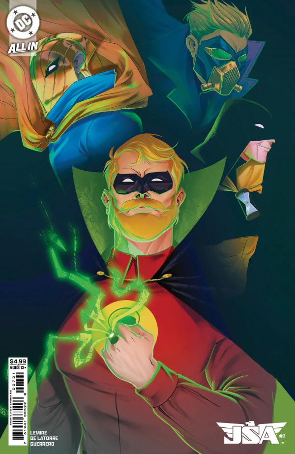JSA #7 CVR B SWEENEY BOO CARD STOCK VAR