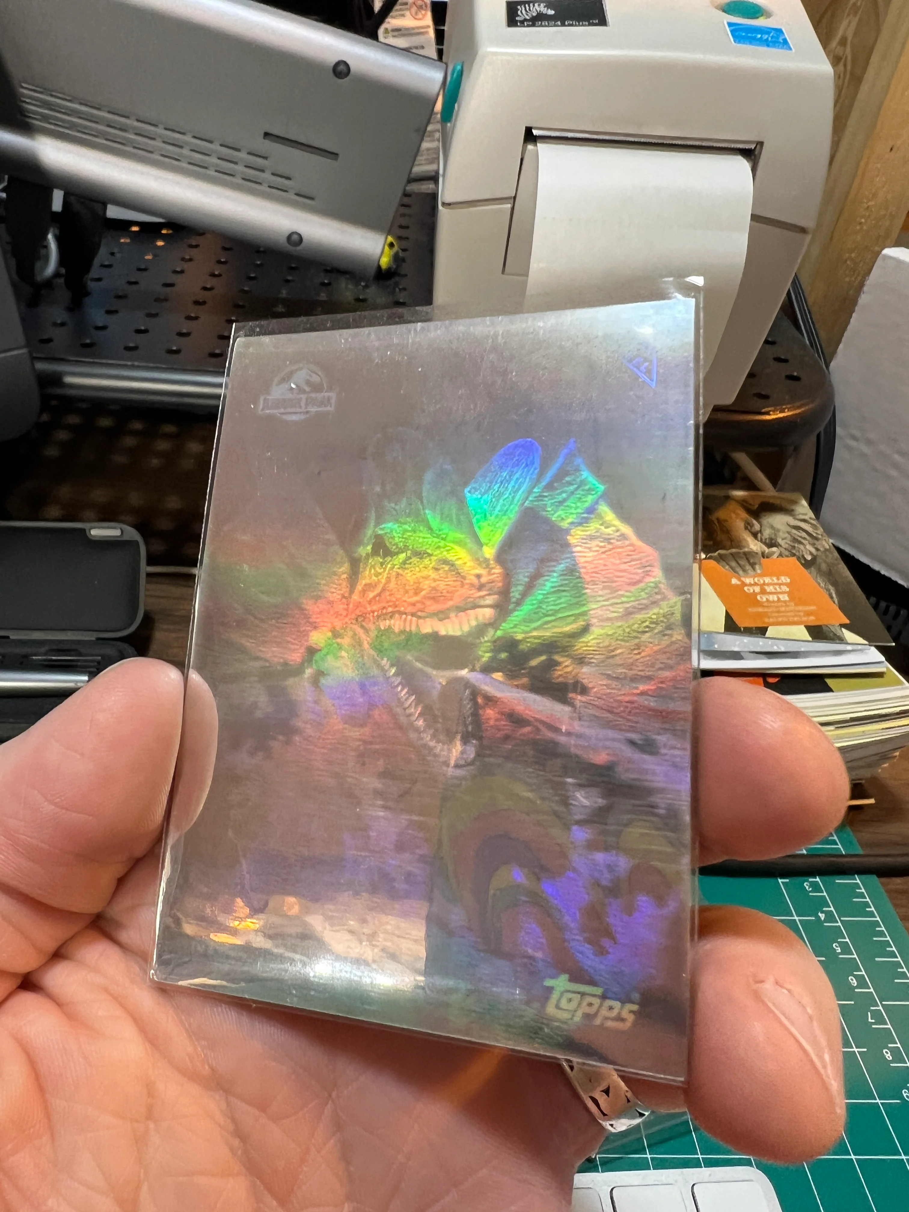 Jurassic Park : 1993 Topps Holographic Insert Action Hologram #3 of 4