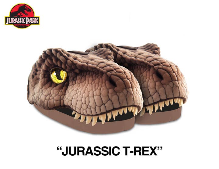 Jurassic T Rex - 3D Slippers Medium