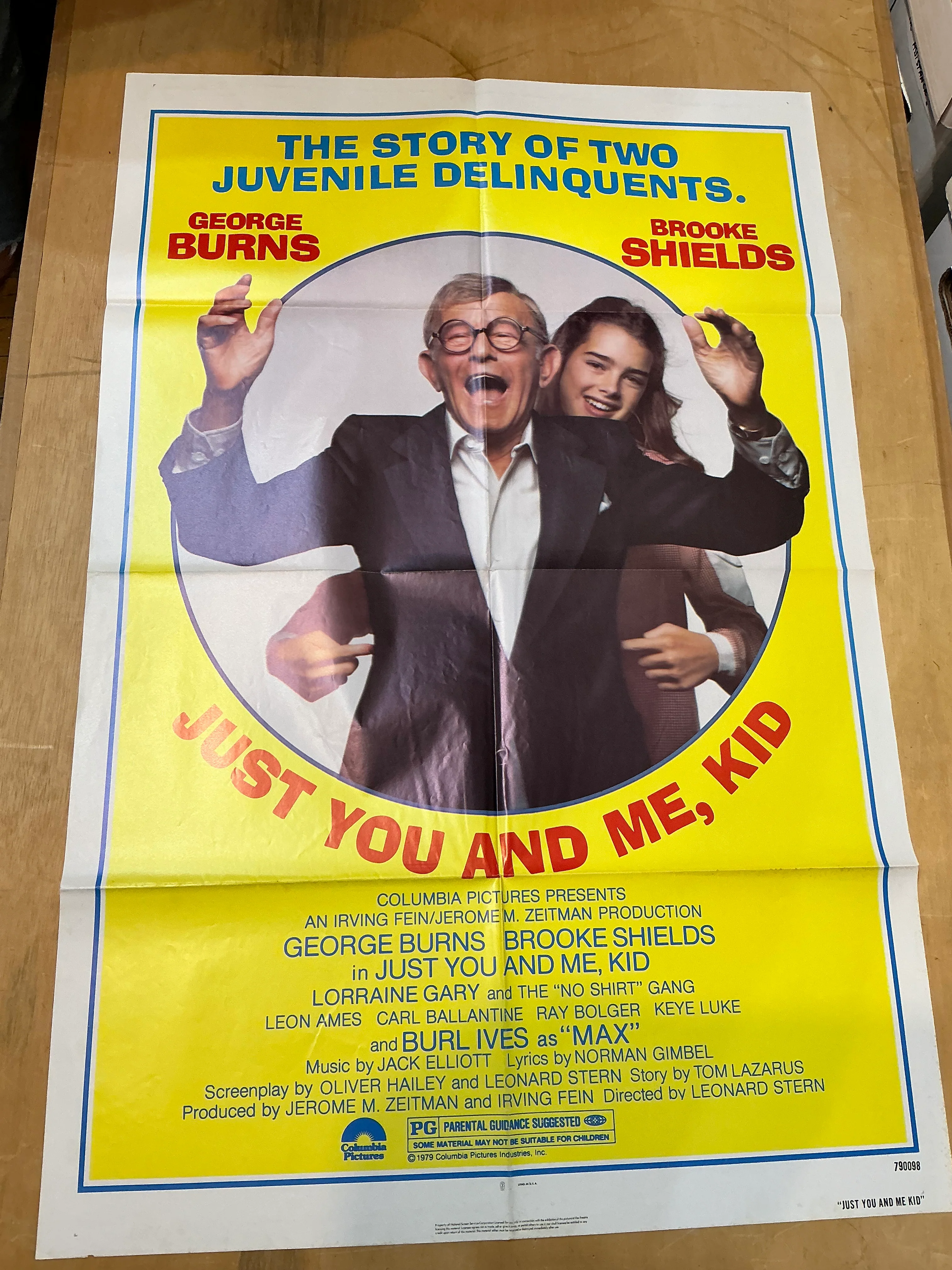 Just You and Me, Kid : Original One-Sheet Poster Folded Brooke Shields / George Burns