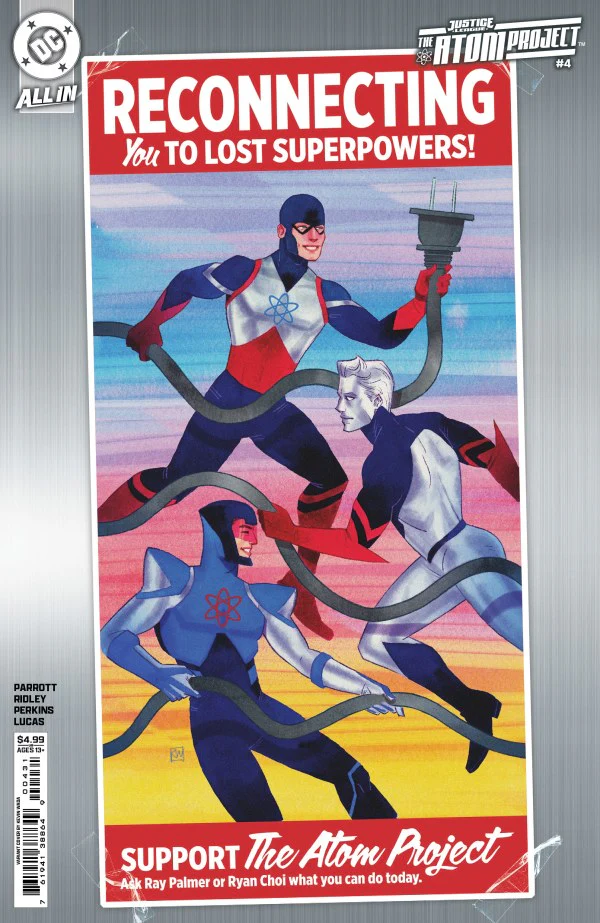 JUSTICE LEAGUE: THE ATOM PROJECT #4 (OF 6) CVR C KEVIN WADA CARD STOCK VAR