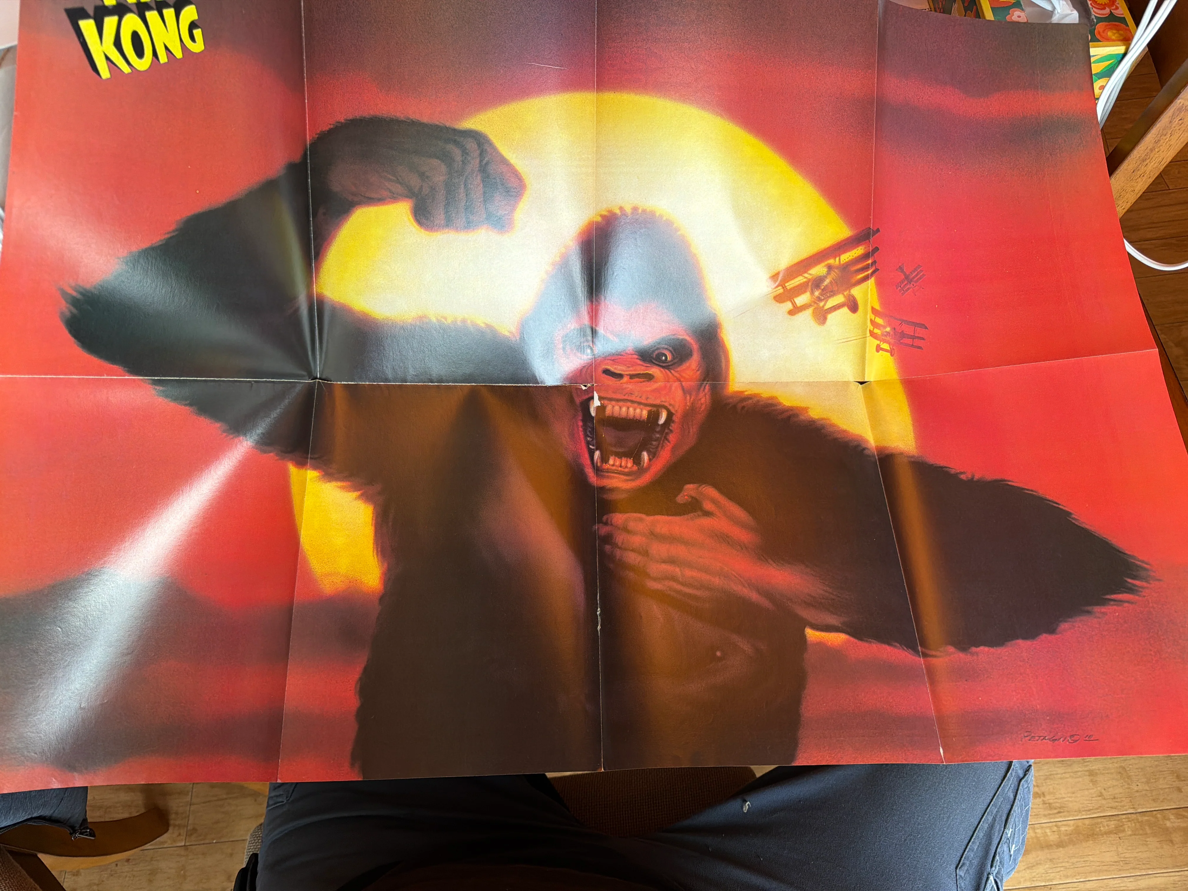 King Kong : The Mighty King Kong Lives UK Poster Magazine 1977 - Image 2