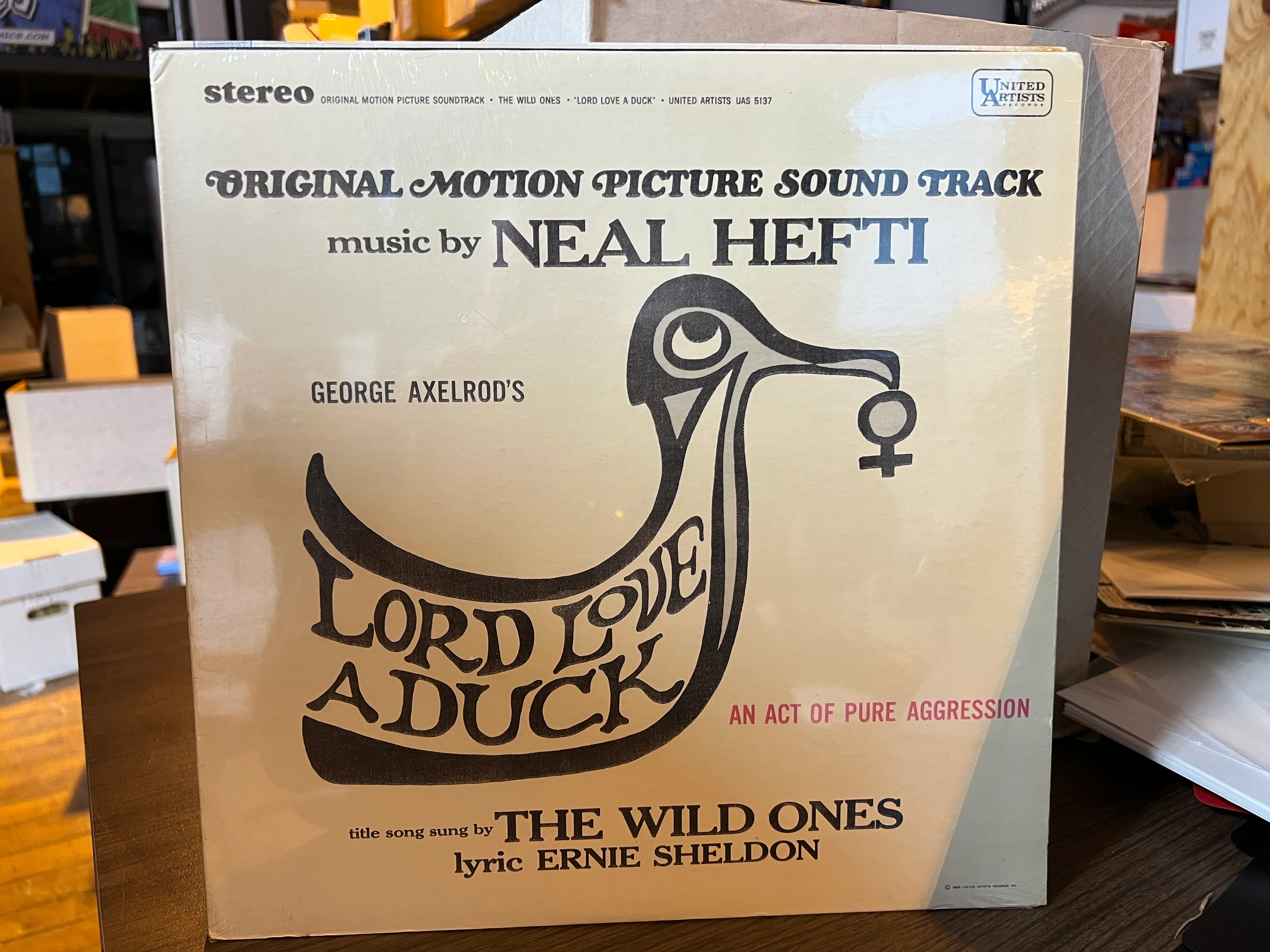 Lord Love A Duck : Neal Hefti  :  Original Soundtrack OST LP : Sealed