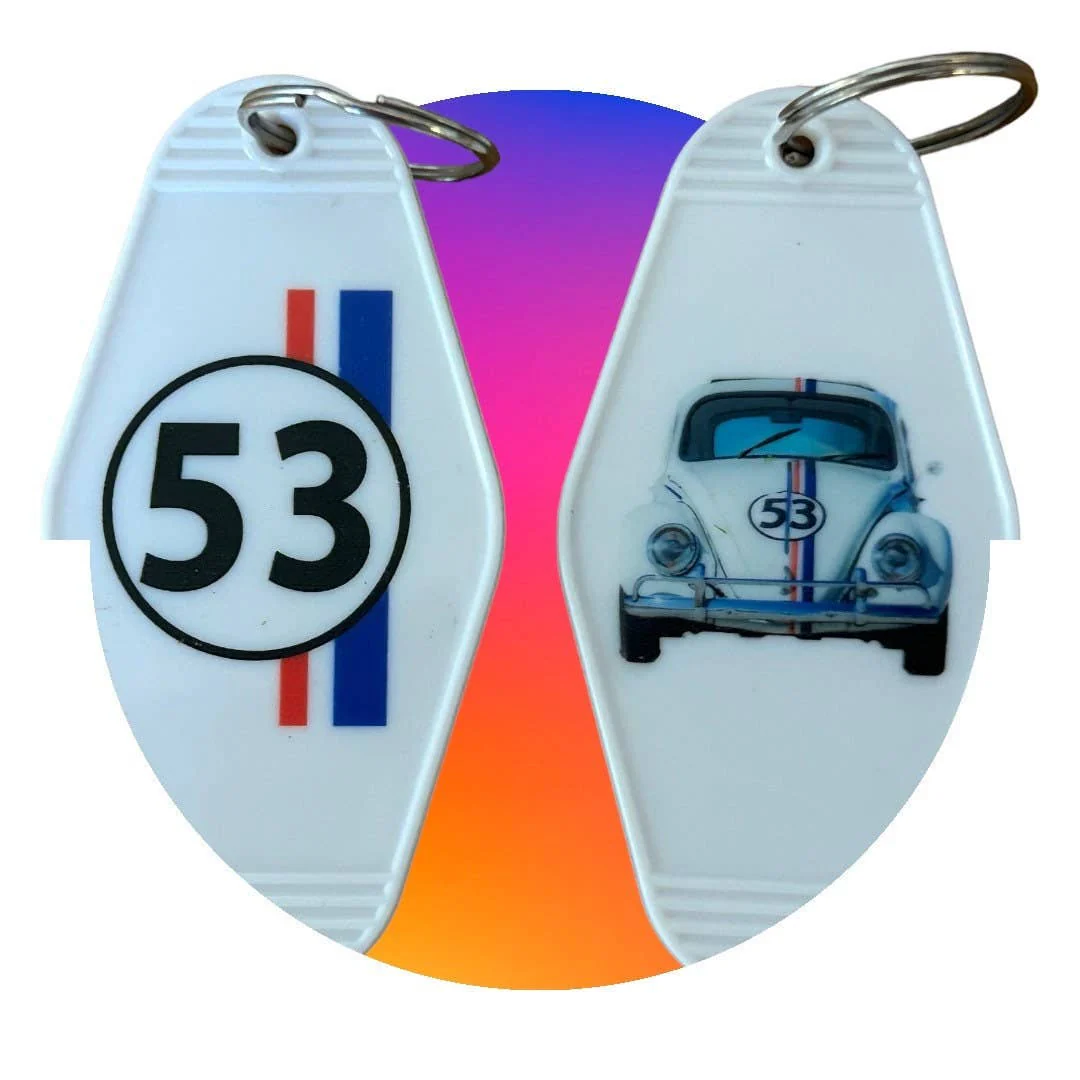 Key Tag/Keychain: Volkswagen 53 (Herbie/Lovebug) - Image 2