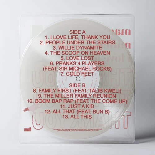 Mac Miller : I Love Life LP (Clear Sleeve & Vinyl) - Image 2