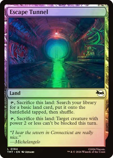 Magic The Gathering: Teenage Mutant Ninja Turtles : Escape Tunnel (Foil)