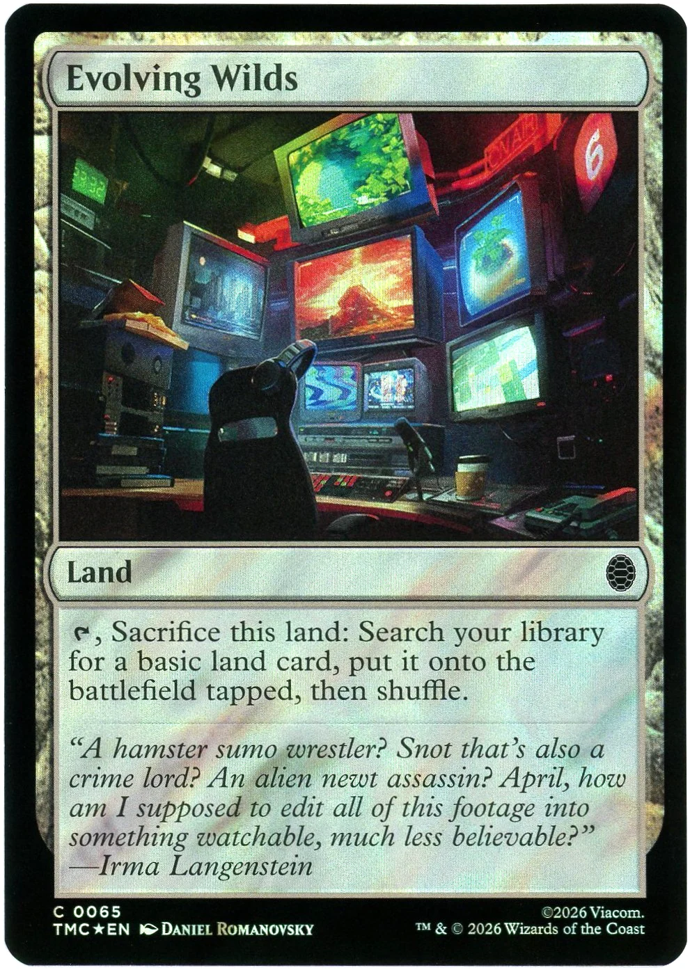 Magic The Gathering: Teenage Mutant Ninja Turtles : Evolving Wilds (Surge Foil)