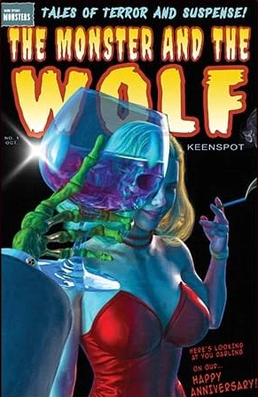 MARK SPEARS MONSTERS THE MONSTER & THE WOLF #1  MARK SPEARS BLIND BAG CHAMBER OF CHILLS HOMAGE VARIANT