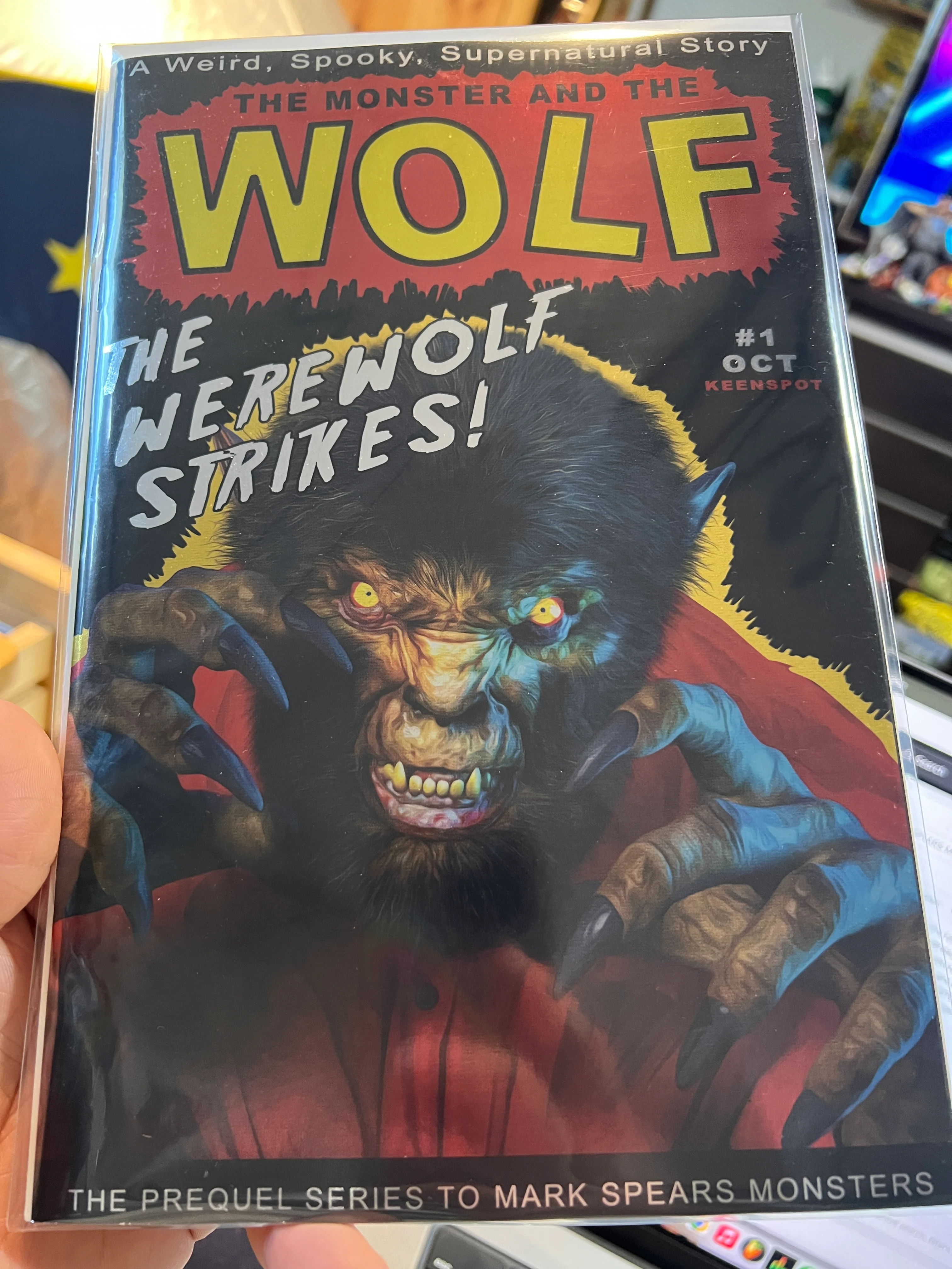 Mark Spears: The Monster and the Wolf  #1  Blind Bag Werewolf Strikes! FOIL Variant Cover A43