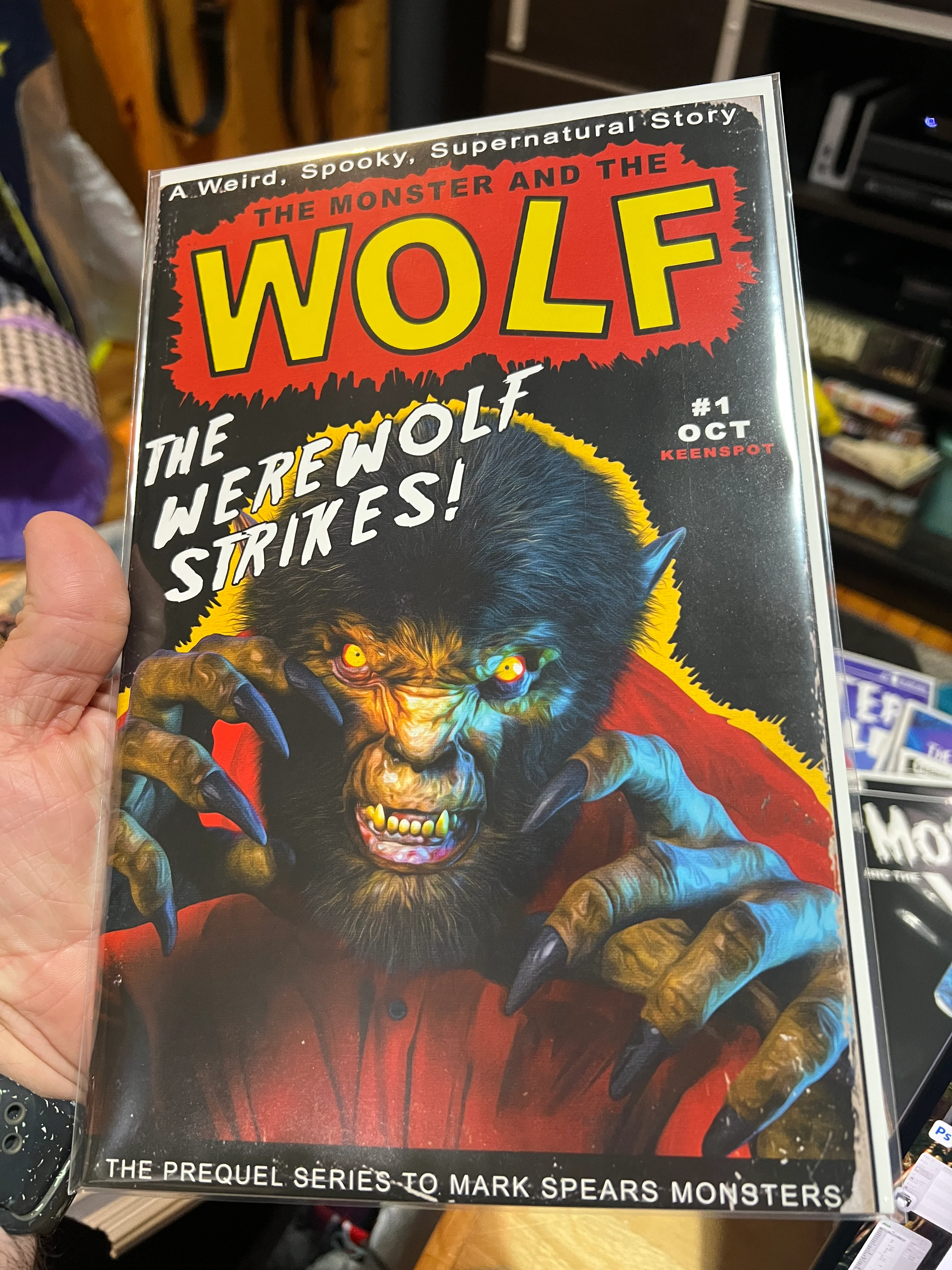 Mark Spears: The Monster and the Wolf #1 Blind Bag Werewolf Strikes! Standard Variant Cover A13