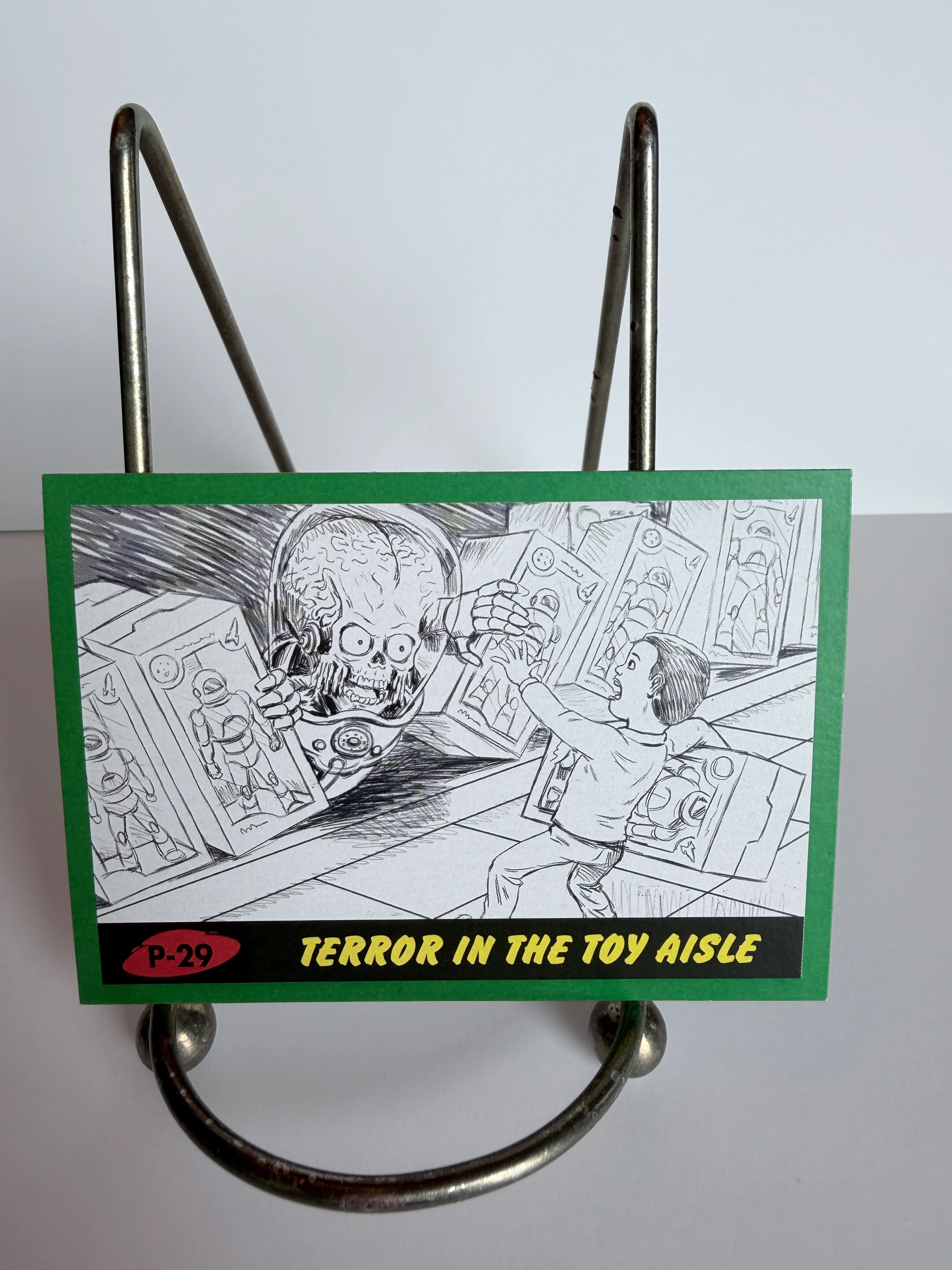 Mars Attacks: The Revenge! - 2017 Topps Green Border Trading Card P-29