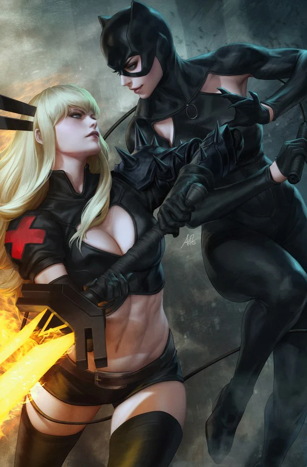MARVEL/DC: DEADPOOL/BATMAN #1 ARTGERM VIRGIN INC 1:100 VARIANT